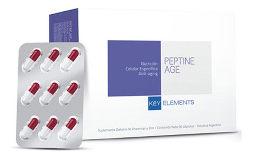 Ew Peptine Age Anti-aging Piel Combate Radicales Libres Caps 0