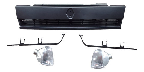 Combo Giros Delanteros + Parrilla + Bigotes P/ Renault 9 1