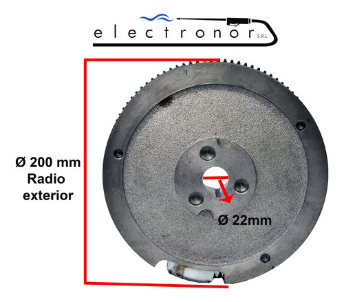 Volante Magnetico Motor Generador 11hp 13hp 15hp Gx390 Gx420 1