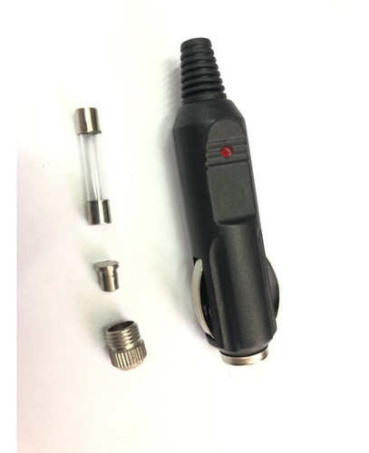 Conector Toma Macho 12v Encendedor De Auto C/fuse Y Led X 2 1