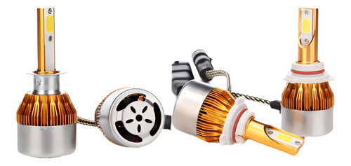4pcs H1 9005 Total 400w Linterna Led Bulbos Hi/lo Haz Combo 0