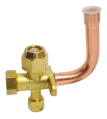 Valvula Curva 3/8 Aire Acondicionado Split Robinete R410 0