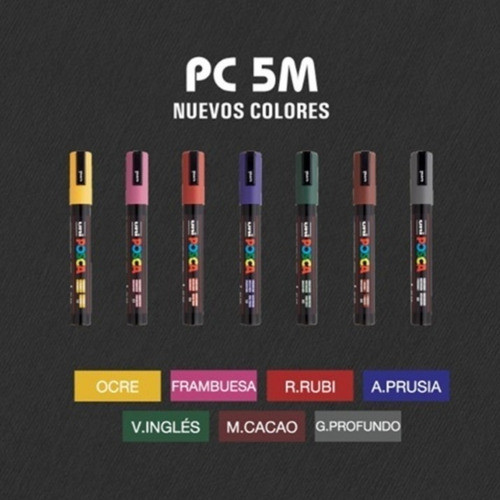Marcadores Posca Pc 5m X 4 Colores Libreria San Jorge 1