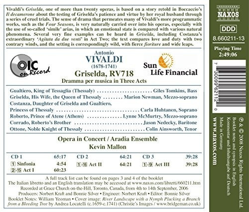 Vivaldi/huhtanen/mcmurtry/nedecky/newman Griselda Cdx3 1