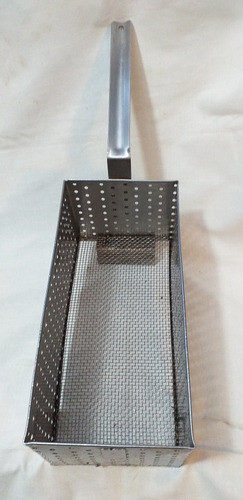 Canasto Freidor 32x15cmx13,5cm Acero Inoxidable Rectangular 0