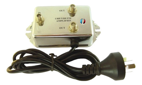 Amplificador De Tv 10 Db 5-900mhz  2 Salidas 0
