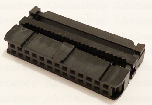 Conector Idc 13x2 Hembra Tira Pin Doble Cable Plano Arduino 0