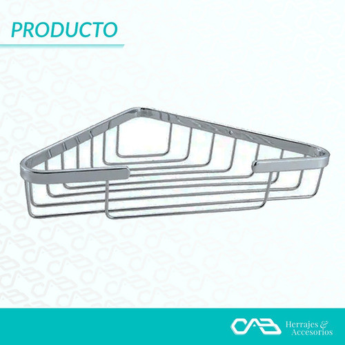 Organizador Para Ducha Estante Esquinero Canasto Baño 1