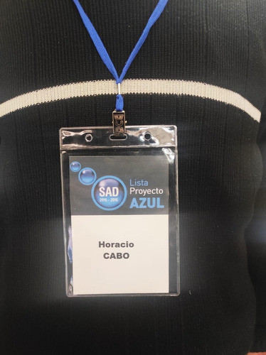 20 Cintas Colgante Y Porta Credencial Periodista  105x160 Mm 1