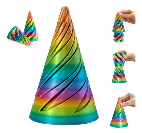 Juguetes De Estrés Cónico De 10cm Para Escritorio 0