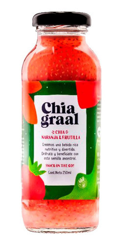 Jugo Chia Graal De Frutilla Naranja & Chia X 250ml 0