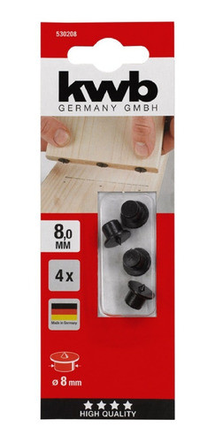 Kit Centrador De Tarugos 8 Mm Kwb Aleman 0