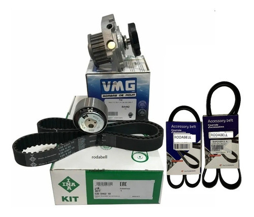 Kit Distribucion Ina Fiat Palio 1.4 8v Fire + Bomba + Poliv 0