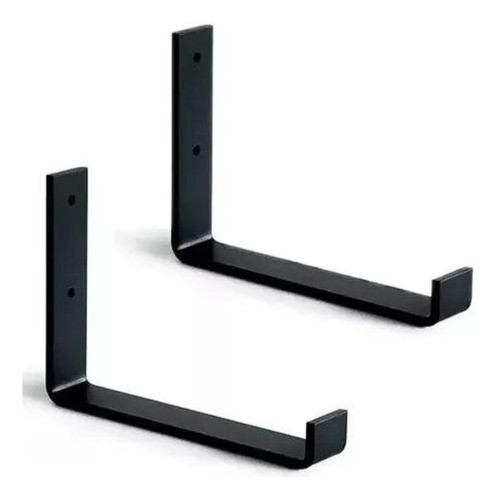 Mensula Para Estante X 2 Industrial Repisa Madera 30cm 0
