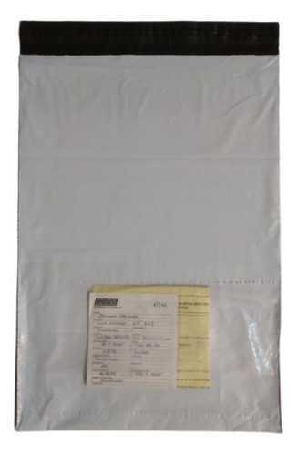 100 Bolsas Ecommerce Sobre Seguridad C/portaguía 42x54 N3 0