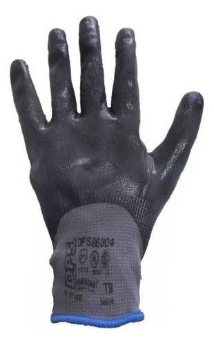 Guante  Dps  Sintetico Nitrilo Latex Rugoso (88304) Talle 09 0
