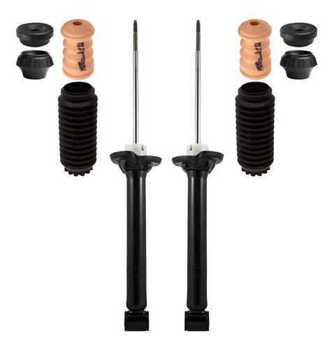 Kit 2 Amortiguador Trasero C/ Cazoleta P/ Vw Gol Power 0