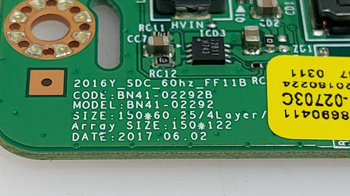 Tcon Samsung Un55k6500 Bn41-02292b Gtía 3 Meses! 1