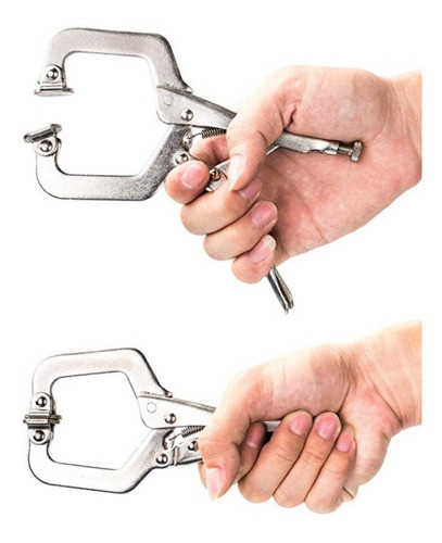 Pinza De Presión Perro C Fuerza 6'' Mordazas Movil Ruhlmann 1