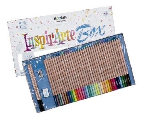 Lapices Mooving Inspirarte Box X 40 Piezas (3019940) 1