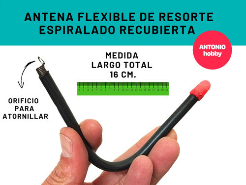 Repuesto Antena Para Autos Radio Control De Juguete Flexible 1