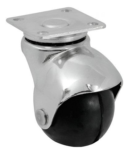 Rueda Goma 40mm Base Metal 4 Unidades 0