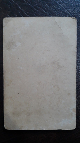Fotografía Antigua De Estudio Alsaciana Sobre Cartón. 1