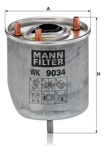 Filtro Combustible Peugeot Partner 308 1.6 Hdi 408 1.6 Hdi 1