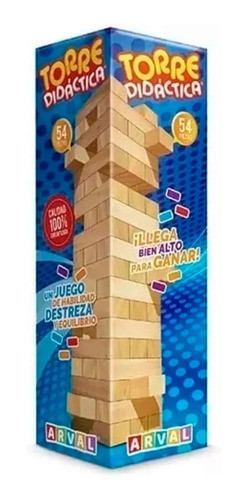 Torre Didáctica De Madera 54 Piezas Artoys 119 Canalejas 0