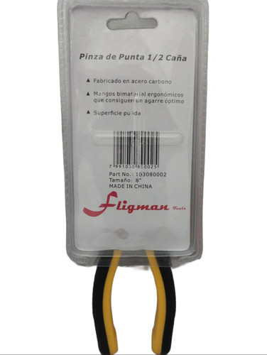 Pinza De Punta 1/2 Caña Fligman 1