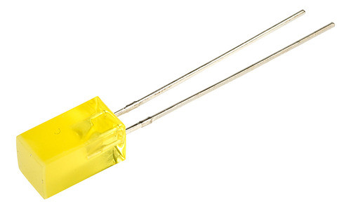 40 Leds Cuadrado 5x5mm Amarillo 4mcd 150º Difuso 0