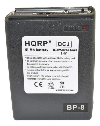 Hqrp 1600mah Ni-mh Batería Funciona Con Realista Radio Shack 0
