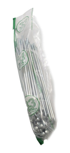 Juego De 36 Rayos Reforzados Con Niple 4mm X 195mm Moto 1