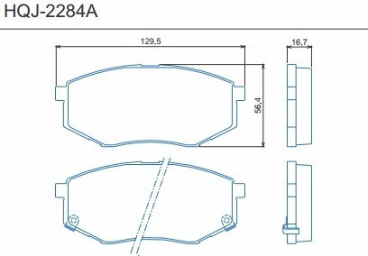 Pastilla Freno Hyundai Ix35 2.0l Delantero 1