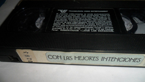 Vhs Con Las Mejores Intenciones ( Den Goda Viljan) 0