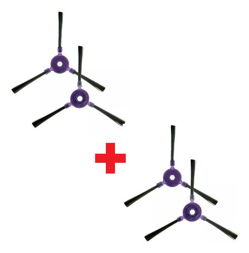 Envio 2 Par Escobillas Repuesto Samsung Aspiradora Robot 1