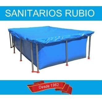 Cobertor Cubre Pileta De Lona 2.50 X 1.70 Elastico Nº 3 1