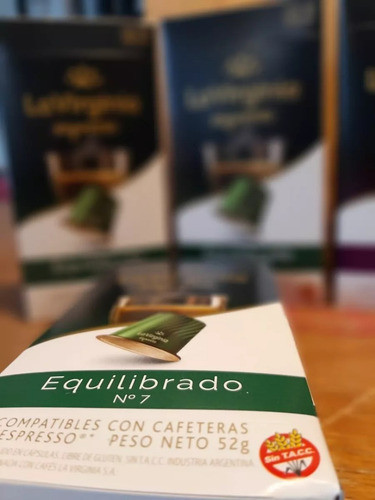 Cápsulas Café La Virginia Espresso Equilibrado X10 Nespresso 1
