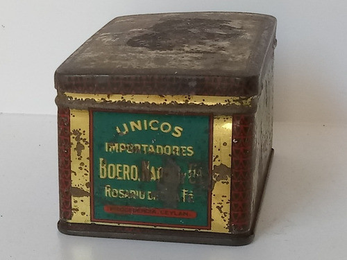 Antigua Lata De Té Ausonia 1