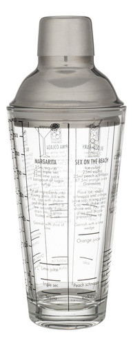 Coctelera 22cm 400ml Vidrio 0