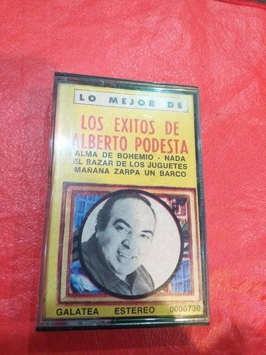 Cassette Lo Mejor De Los Éxitos De Alberto Podesta, Galatea 0