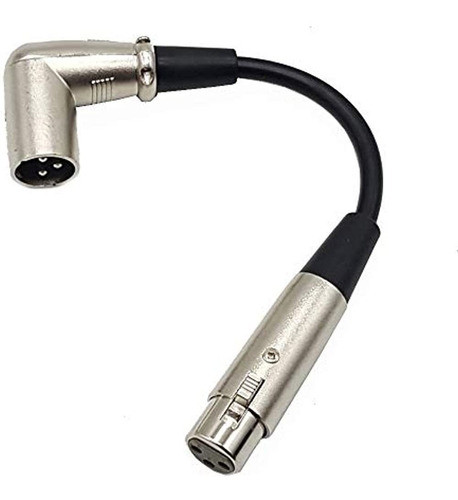 Mmnne Cable De Conexión Xlr Macho A Xlr Hembra De Ángulo Rec 1