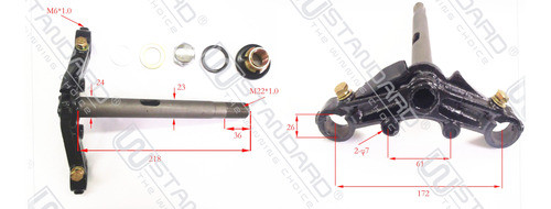 Barra De Direccion Honda St70 Dax W Standard 1