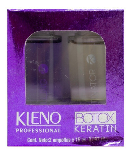 Kleno Bottox Keratin X2 Ampollas Lacios Perfectos Cabello 0