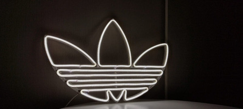 Cartel Neon Led adidas Logo 1