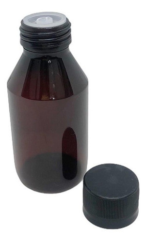 Envase Pet 100 Cc Ambar C Inserto Gotero Y Tapa Plastica X30 0