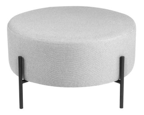 Puff Circular En Pana Premium Y Metal Modelo Spod 02 1
