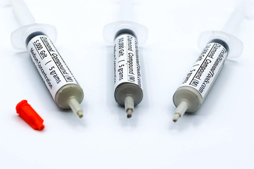 3x Pasta Pulido C/ Polvo Diamante 25% 50000 14000 5000 Grit 1