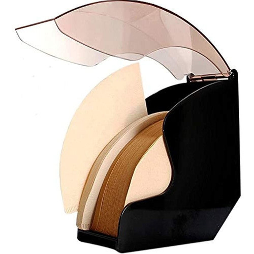Wingoffly Portafiltros De Papel Con Cubierta Filtros De Cafr 0
