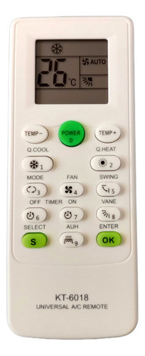 Control Remoto Para Aire Acond. Todas Las Marcas  Ref105 0